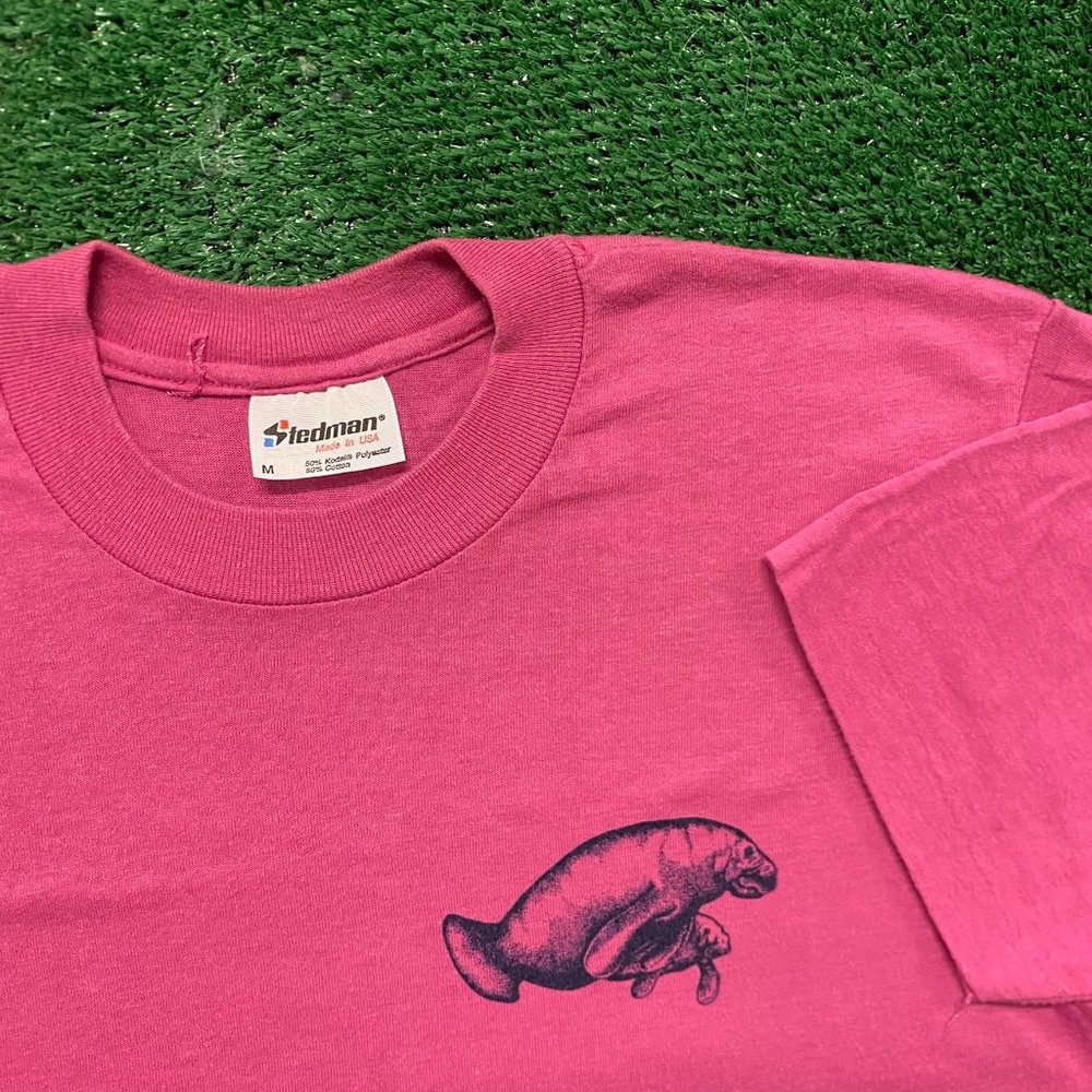 Manatee State Park Vintage 80s Nature Animals T-Shirt - Gem